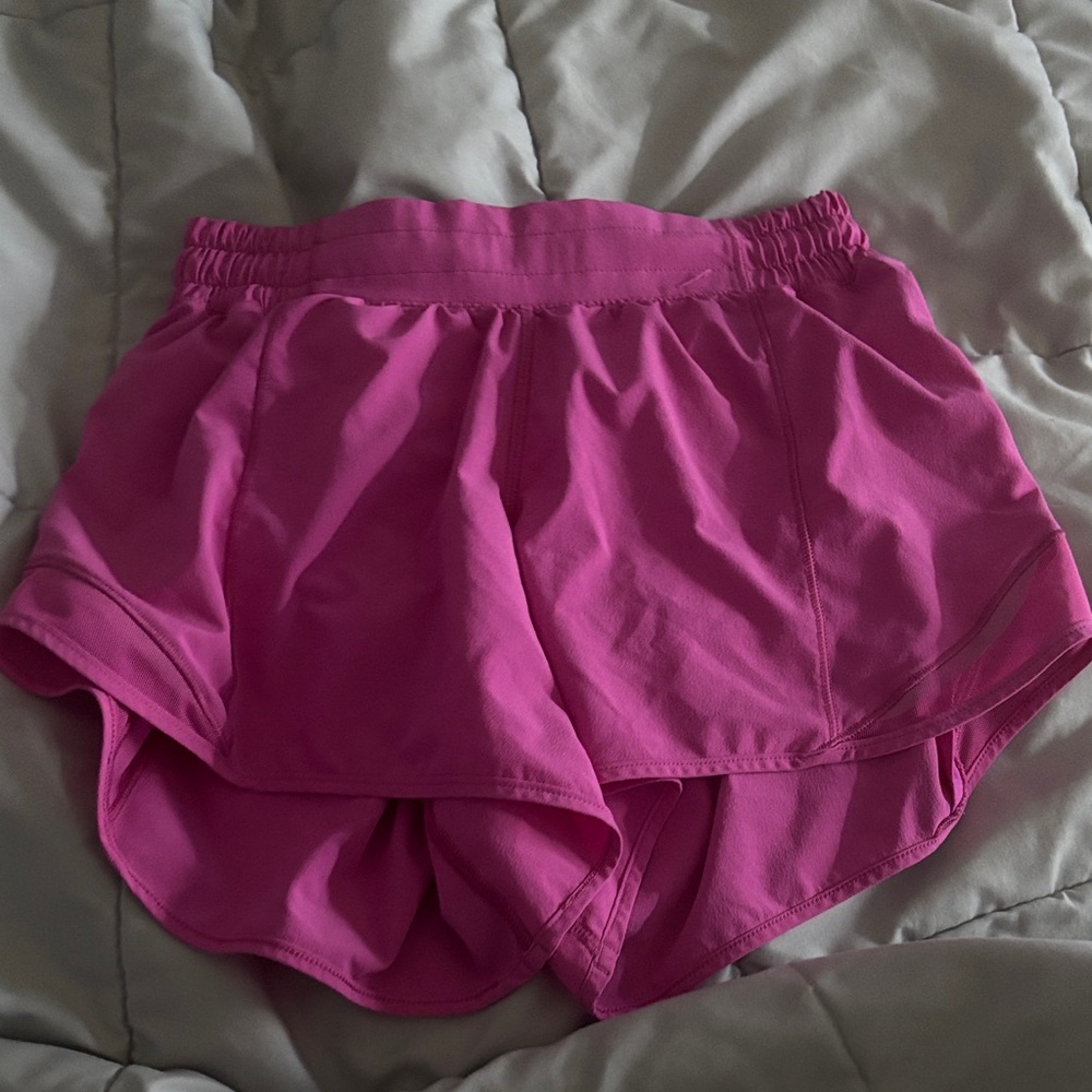 lululemon athletica Vibrant Pink Athletic Shorts